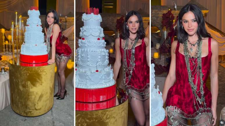 Look de Bruna Marquezine em anivers&aacute;rio - Instagram/Henrique Martins
