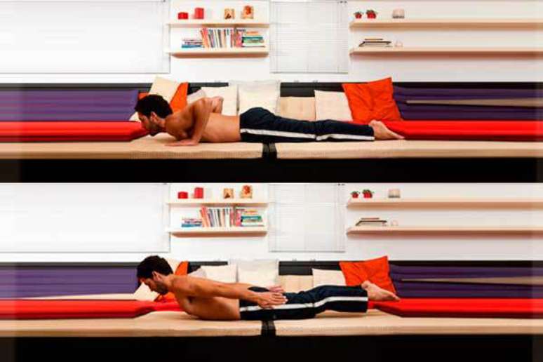 Shalabhasana &mdash; postura do gafanhoto