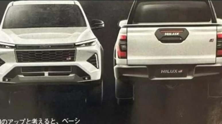 Proje&ccedil;&atilde;o Toyota Hilux 2026