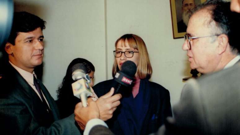 Carlos Viana come&ccedil;ou como rep&oacute;rter na Rede Minas em 1996