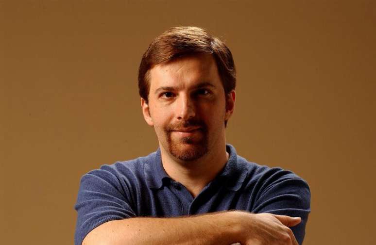 Daniel Piza em 2002. Ele era colunista do 'Estad&atilde;o' quando morreu, em 2011.