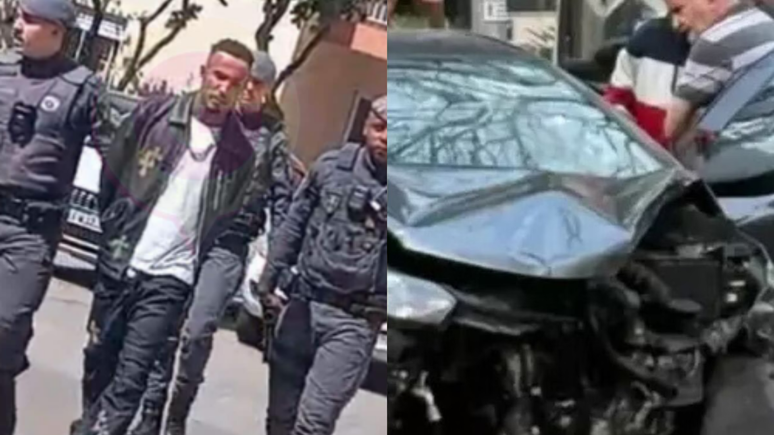 Grave! Vítima de acidente de carro de Bia Miranda e Gato Preto é levado ao hospital