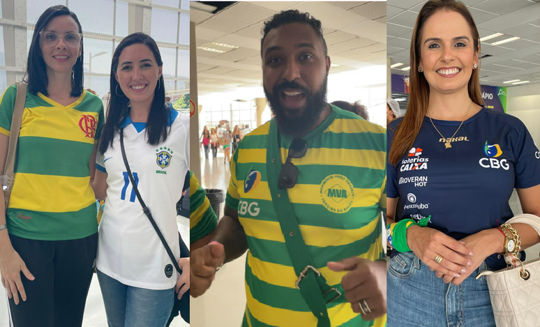 Torcedores brasileiros falaram sobre importância de apoio para motivar as atletas