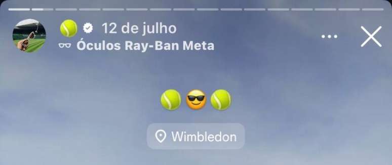 Marca d&rsquo;&aacute;gua que sinaliza foto tirada com os &oacute;culos inteligentes