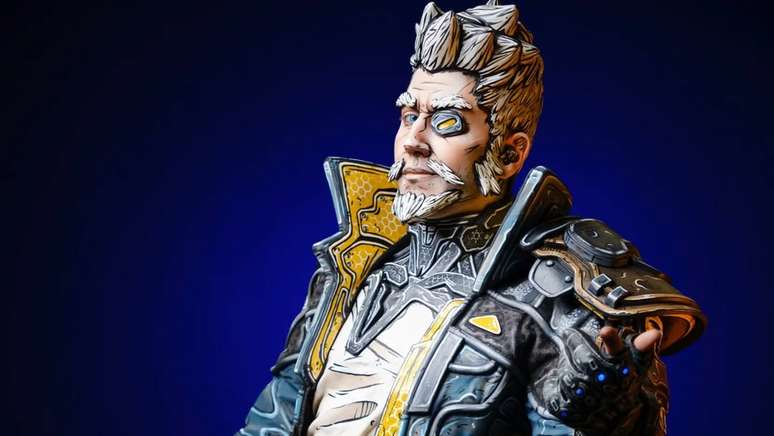 Cosplay do personagem Zane Flynt de Borderlands 3, por Blink, vencedora do concurso cosplay na Gamescom 2024