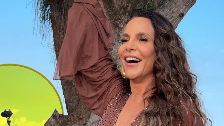 Ivete Sangalo em gravação de show no Rio de Janeiro