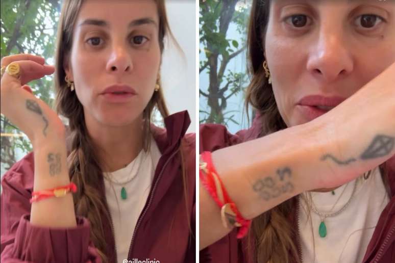 Shantal Verdelho says she made a tattoo just to conquer her husband: “I can already take it”