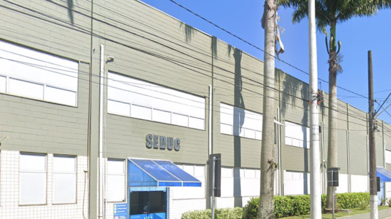 Sede da Secretaria Municipal de Educação de Praia Grande, no litoral de SP