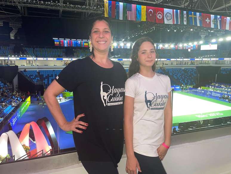 Marcella e Giovanna têm histórias de vida ligadas à ginástica rítmica