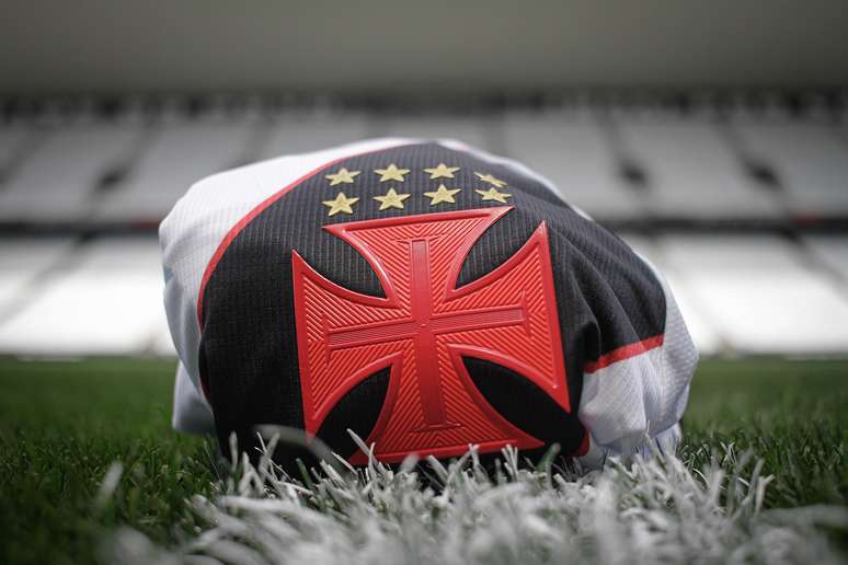 Escudo do Vasco na Neo Química Arena ( Fotos: Matheus Lima/Vasco.)