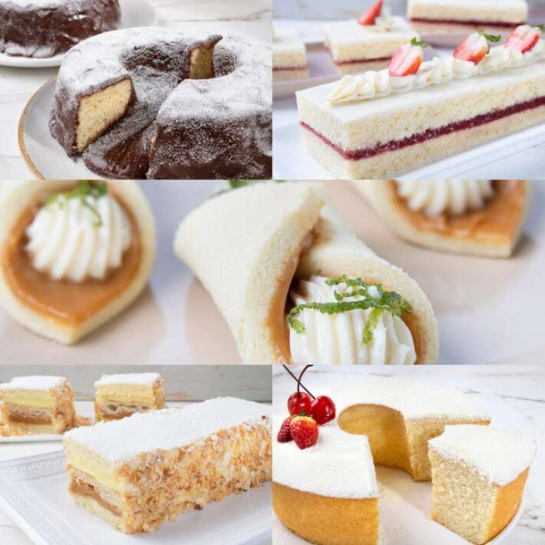 'Cake Amigo' &eacute; produzido em v&aacute;rios formatos.