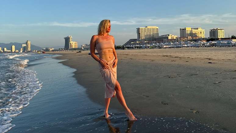 Samsonova conta que a temperatura local em julho era de cerca de 35 &deg;C