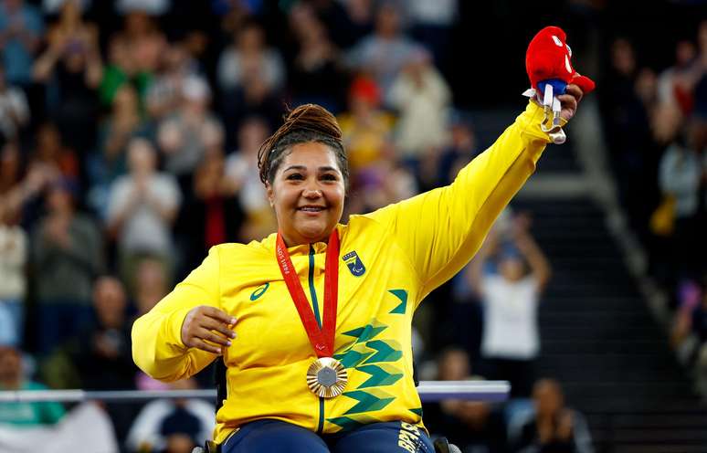 Tayana Medeiros conquistou o ouro no último dia de Paralimpíada em Paris, neste domingo (8/9), e quebrou recorde no halterofilismo