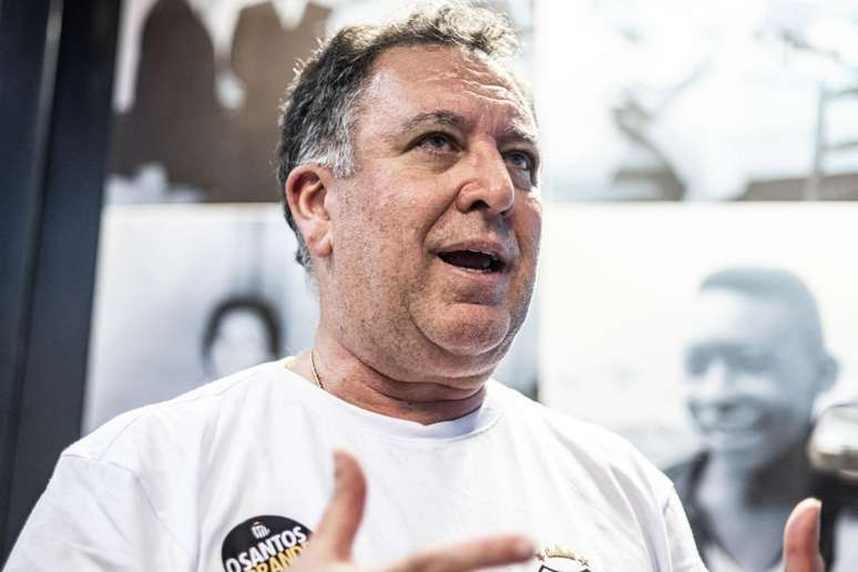 Marcelo Teixeira, presidente do Santos fala sobre SAF