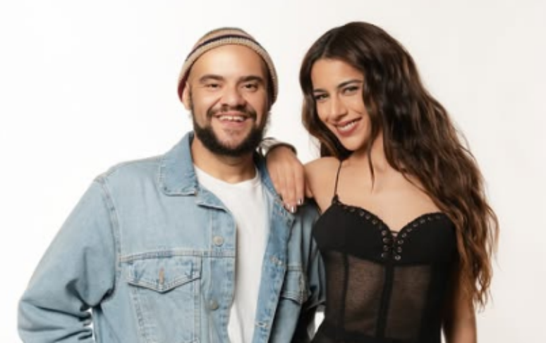 Rando command program in MultiShow together with Marina Sena Rando command program in MultiShow together with Marina Sena