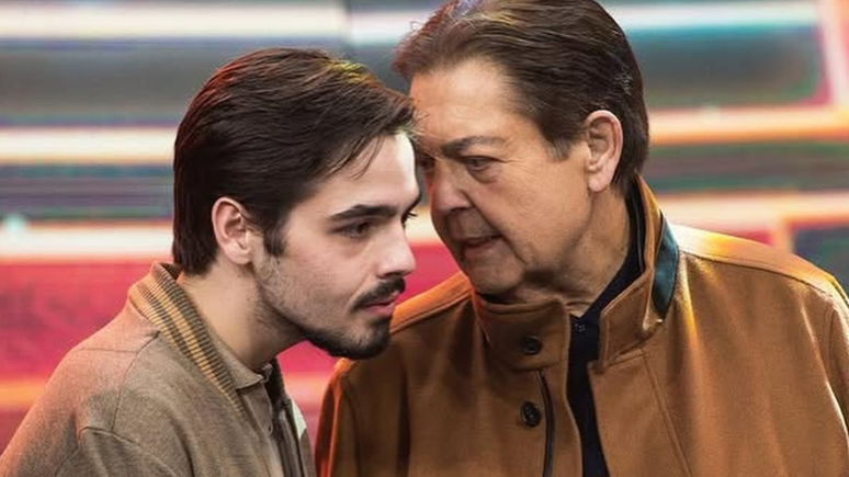 João Silva e Faustão quando trabalhavam juntos