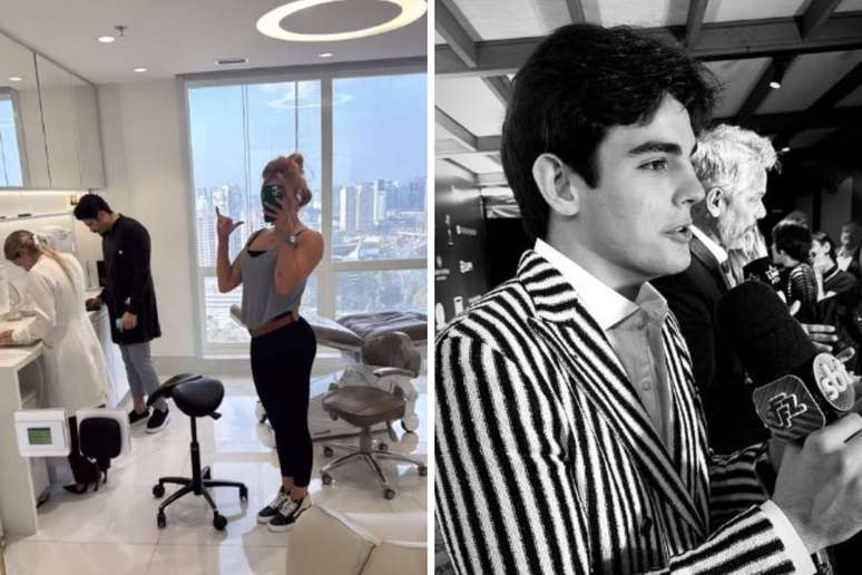 Daia de Paula se arruma para festa | Daia posta foto de Rodrigo