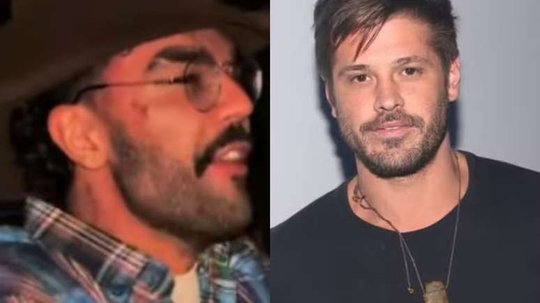 Luan Pereira appears with a wounded face after confusion with Dodo Dolabella Luan Pereira appears with a wounded face after confusion with Dodo Dolabella