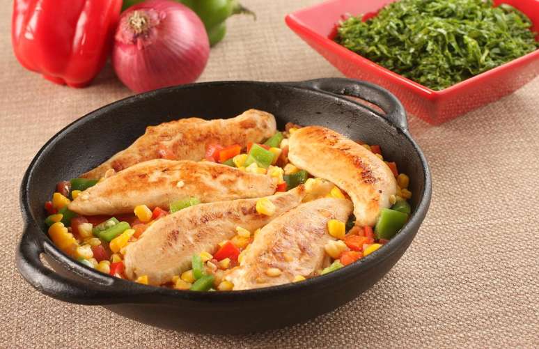 Garden chicken fillet: Ee easy tasty for every day