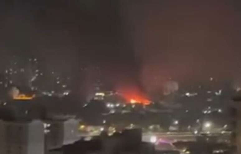 Balloons waterfalls cause fires to Santo Amaro; See video Balloons waterfalls cause fires to Santo Amaro; See video