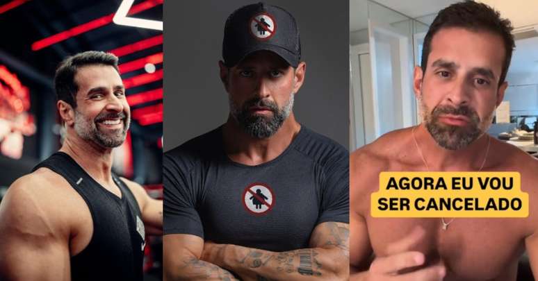 Guto Galamba became popular on the internet showing the muscular body and advertising his crusade against obesity Guto Galamba became popular on the internet showing the muscular body and advertising his crusade against obesity
