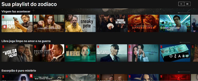 Netflix Playlist signature Netflix Playlist signature
