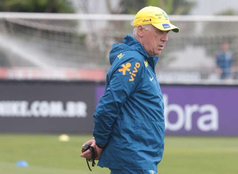 Carlo Ancelotti vai comandar o Brasil no Maracanã no início de setembro.