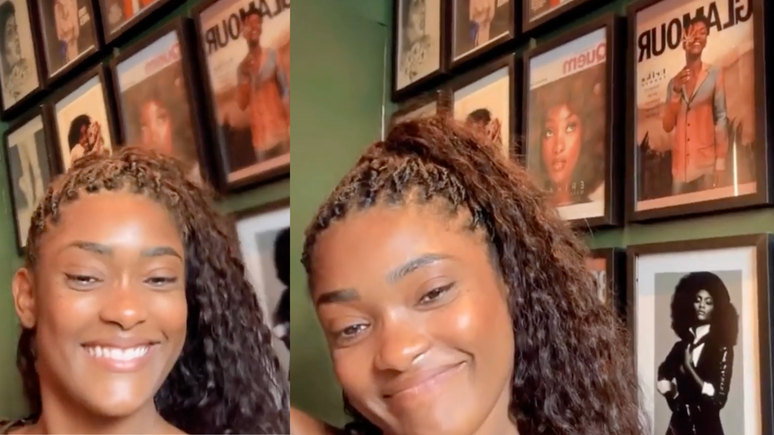 Erika Januza boasts magazine covers and recalls racism: “They said black does not sell”