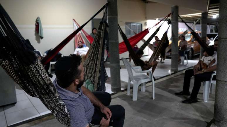 Red&aacute;rio que abriga membros da sinagoga de Tibau (RN) durante o dia de descanso.