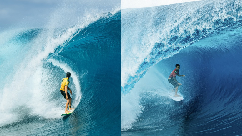 Yago Dora e Italo Ferreira na WSL 2025 