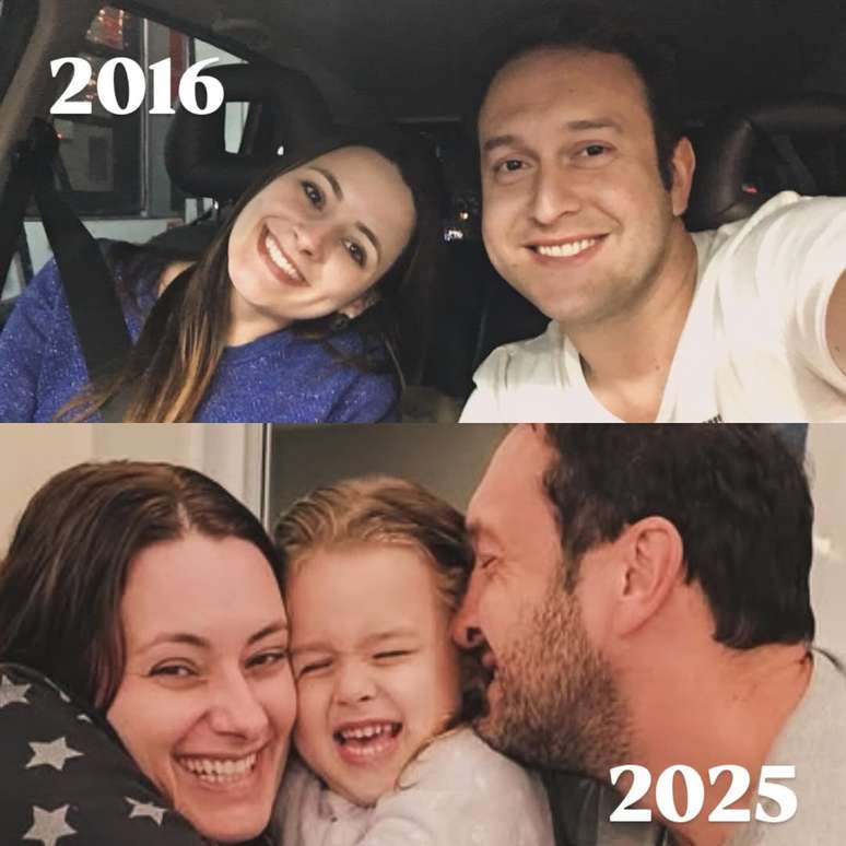 Edu Ribeiro e K&aacute;tia Santin s&atilde;o pais de Malu - Foto; Reprodu&ccedil;&atilde;o/Instagram