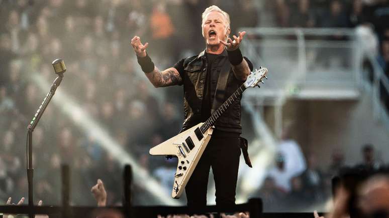 James Hetfield, do Metallica, em 2024 -