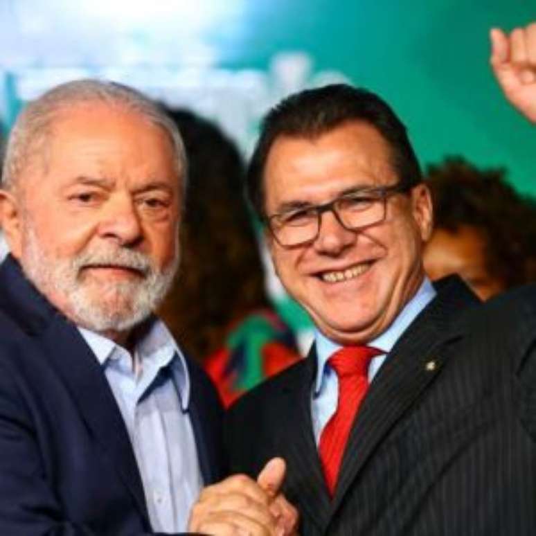 Presidente Lula e Ministro do Trabalho, Luiz Marinho.