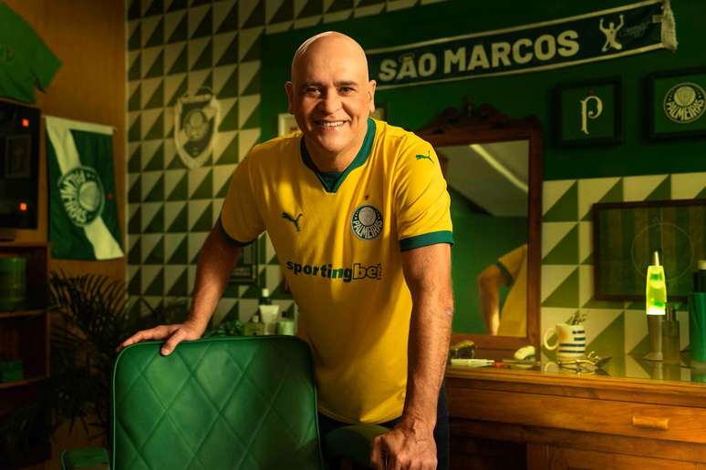Promotional launch images of the new Palmeiras shirt Promotional launch images of the new Palmeiras shirt