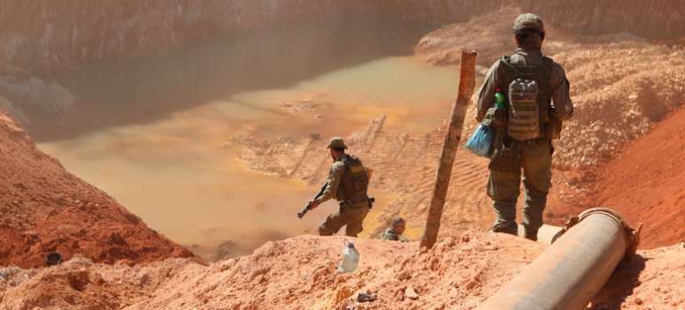 Opera&ccedil;&atilde;o Xapiri-Sarar&eacute; (MT) no combate ao garimpo ilegal