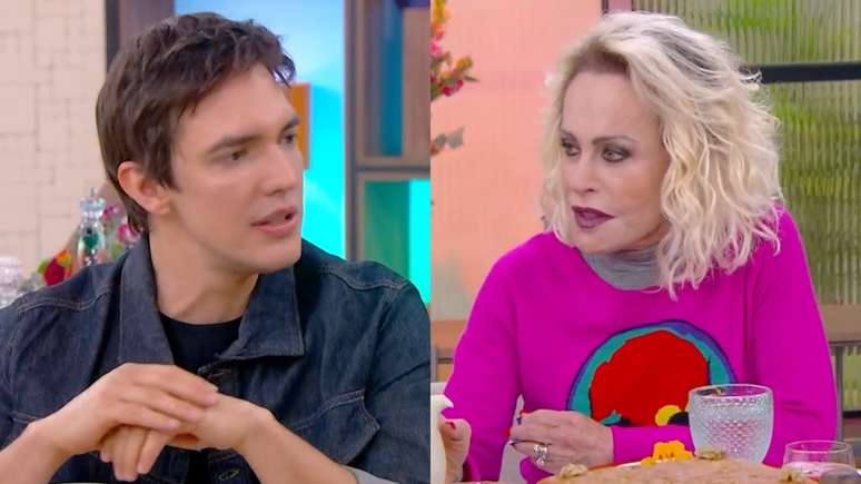 Alessandro Jodar e Ana Maria Braga no Mais Você (Reprodução/TV Globo)