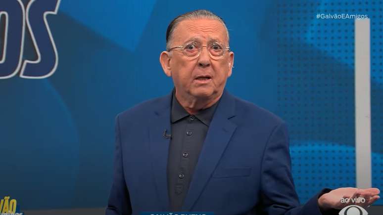 Mesmo carismático e polemista, Galvão Bueno atrai pouco público para seu programa