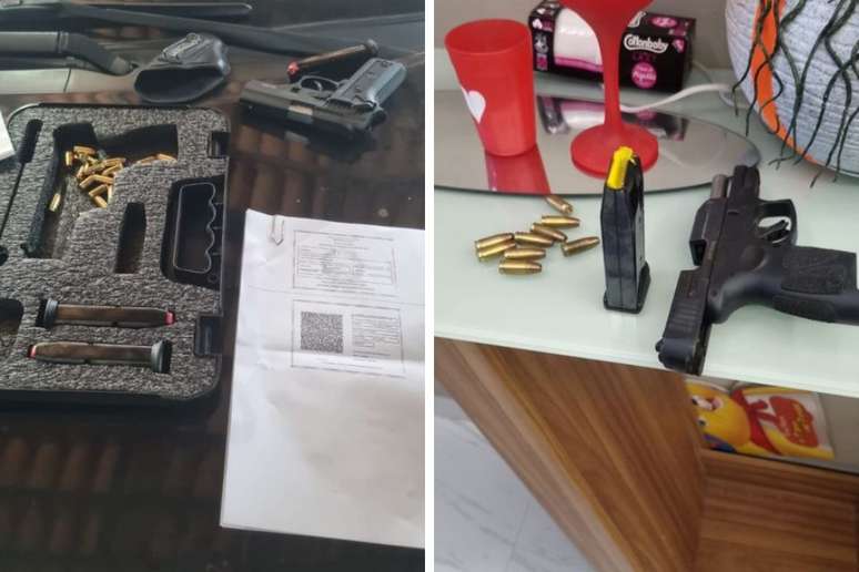 Armas foram apreendidas pela PF durante a Operação Decrypted