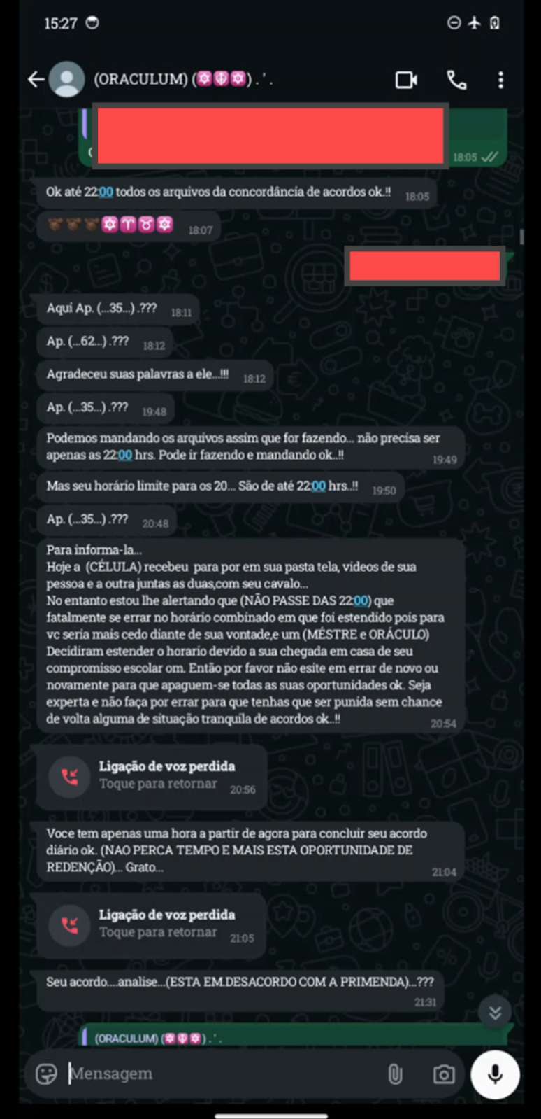 V&iacute;timas foram for&ccedil;adas a gravarem v&iacute;deos sob amea&ccedil;as