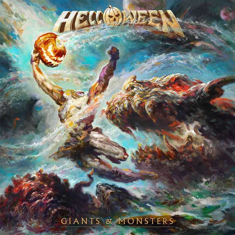 Capa de Giants & Monsters, novo &aacute;lbum do Helloween