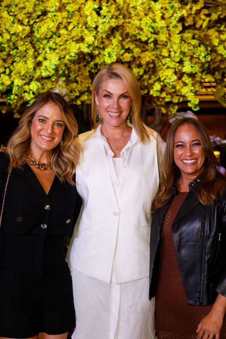 Tici Pinheiro, Ana Hickmann e Renata Alves 