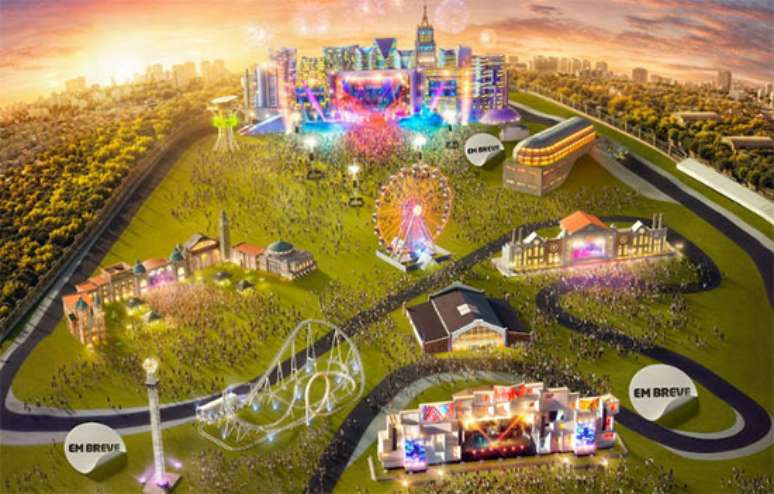 The city: Festival map The city: Festival map