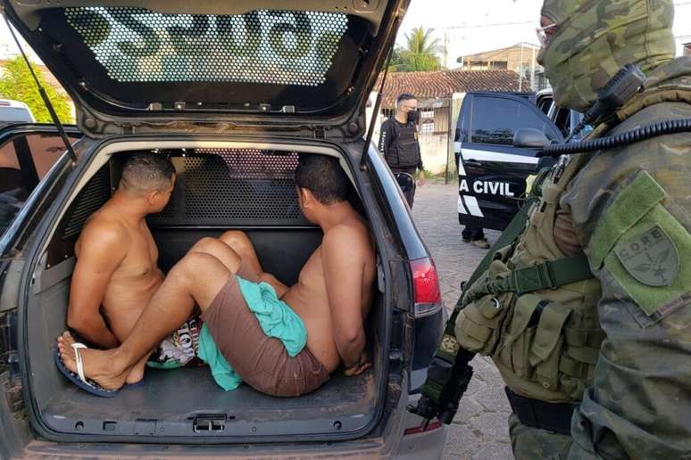 Transfer&ecirc;ncia de 30 presos de fac&ccedil;&otilde;es criminosas dos pres&iacute;dios de Bel&eacute;m em 2019, ap&oacute;s Pol&iacute;cia Civil descobrir plano de fuga.