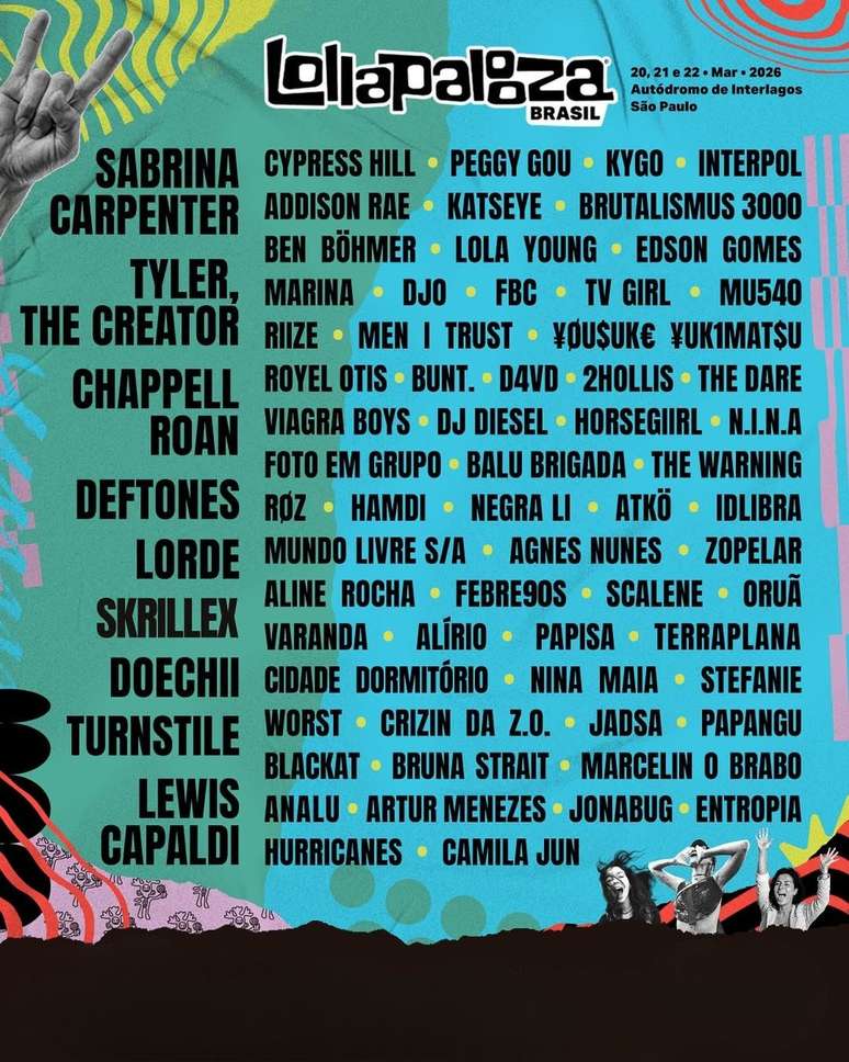 Lollapalooza Brasil 2026 - Divulga&ccedil;&atilde;o