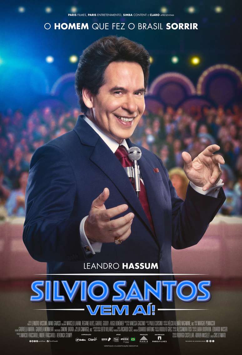 Cartaz do filme 'Silvio Santos Vem A&iacute;'