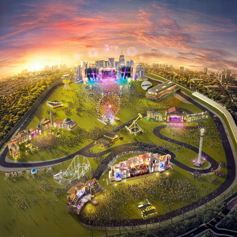 Mapa da Cidade da Música