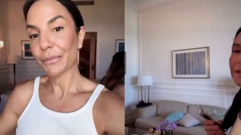 Ivete Sangalo se hospeda na mesma suíte que Odete Roitman no Rio de Janeiro