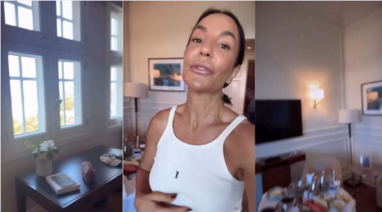 A cantar se hospedou no mesmo quarto de hotel em que algumas cenas da novela se passam