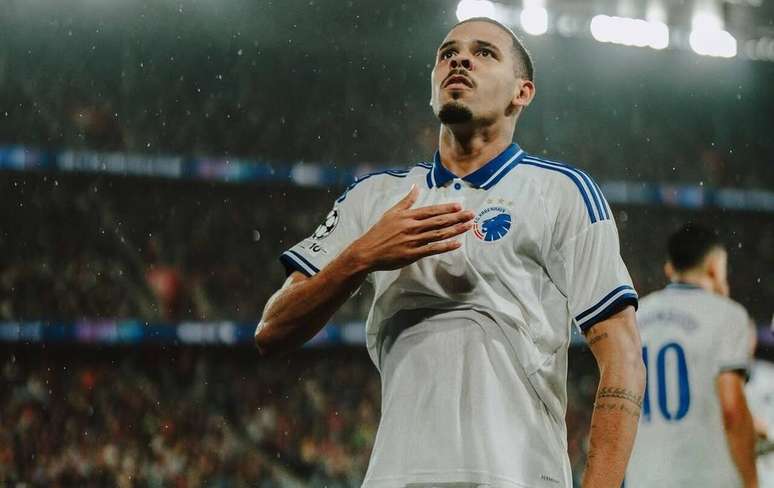 Gabriel Pereira em ação pelo Copenhague.