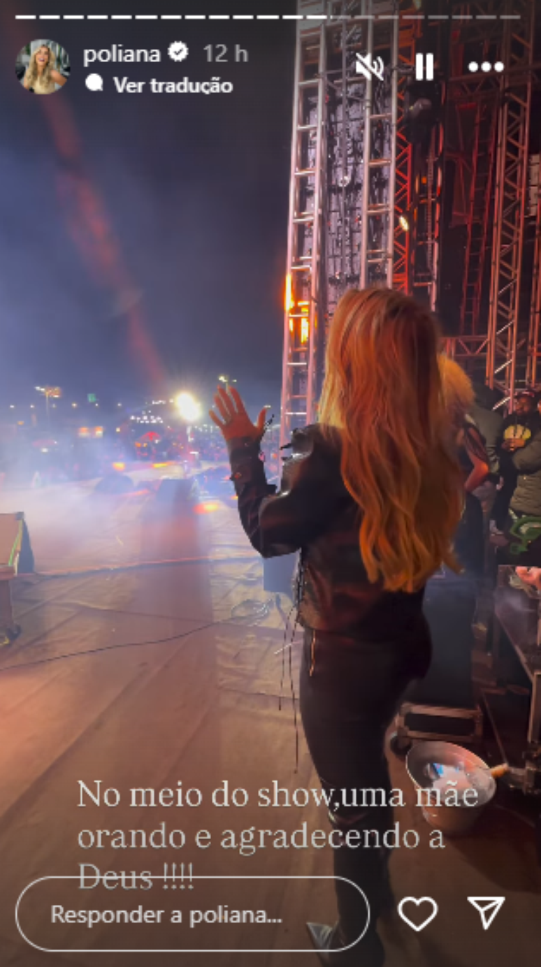 Stories de Poliana Rocha